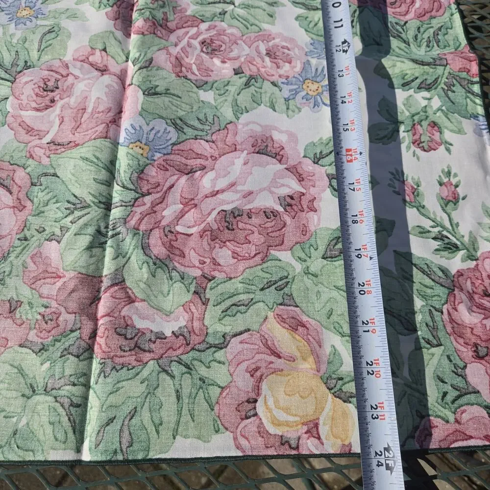Longaberger Sentimental‎ Rose Table Square Napkin